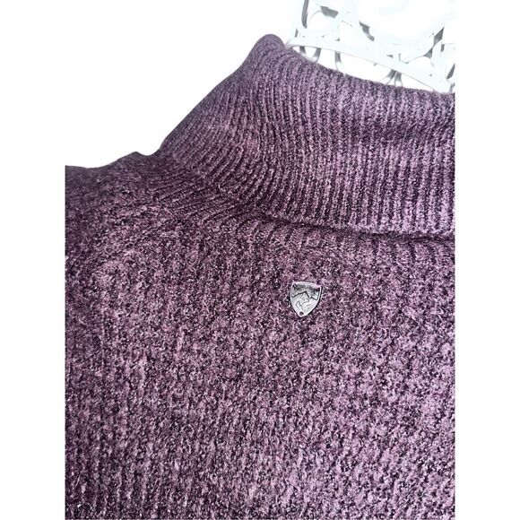 Beautiful KUHL Sweater Womens BROWN Pullover Cowl Neck size XL Good condition - Picture 2 of 13